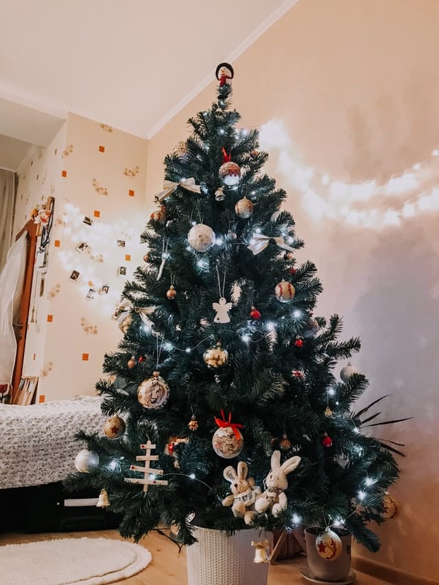 traditionele kerstboom